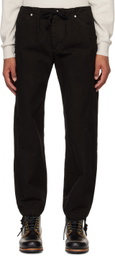 3MAN Black Workwear Trousers