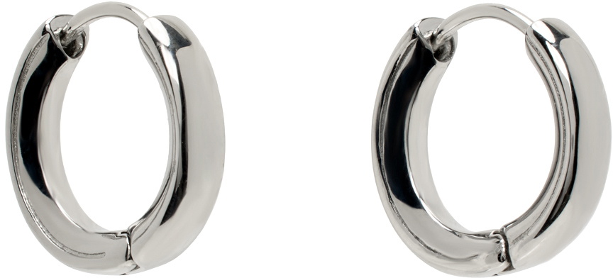 Vitaly Silver Arc Earrings
