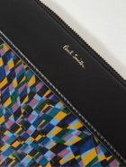 Paul Smith - Embossed Printed Leather Laptop Case