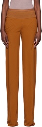 Rick Owens Orange Bias Lounge Pants
