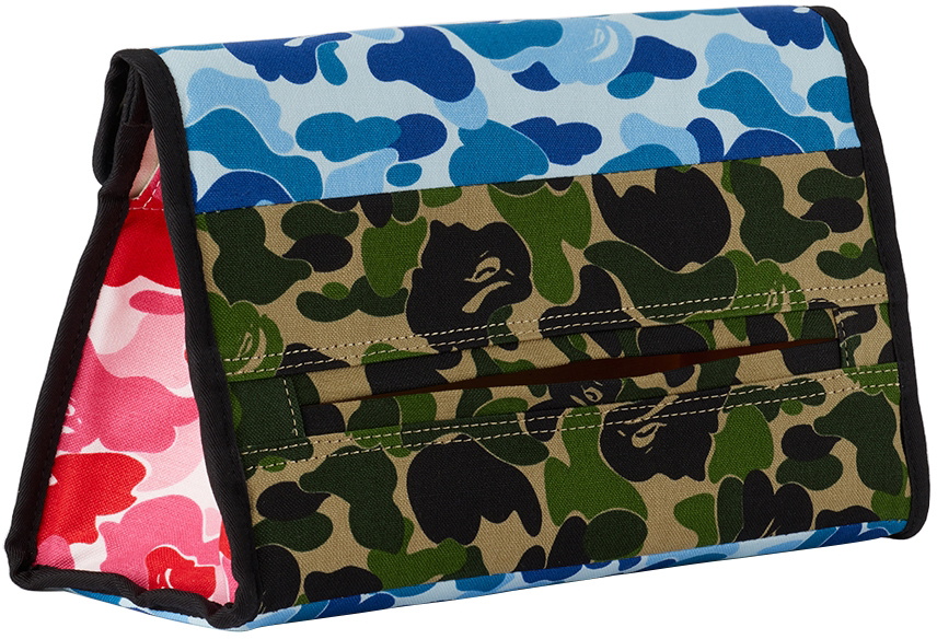 BAPE Multicolor Camo Tissue Box Cover A Bathing Ape