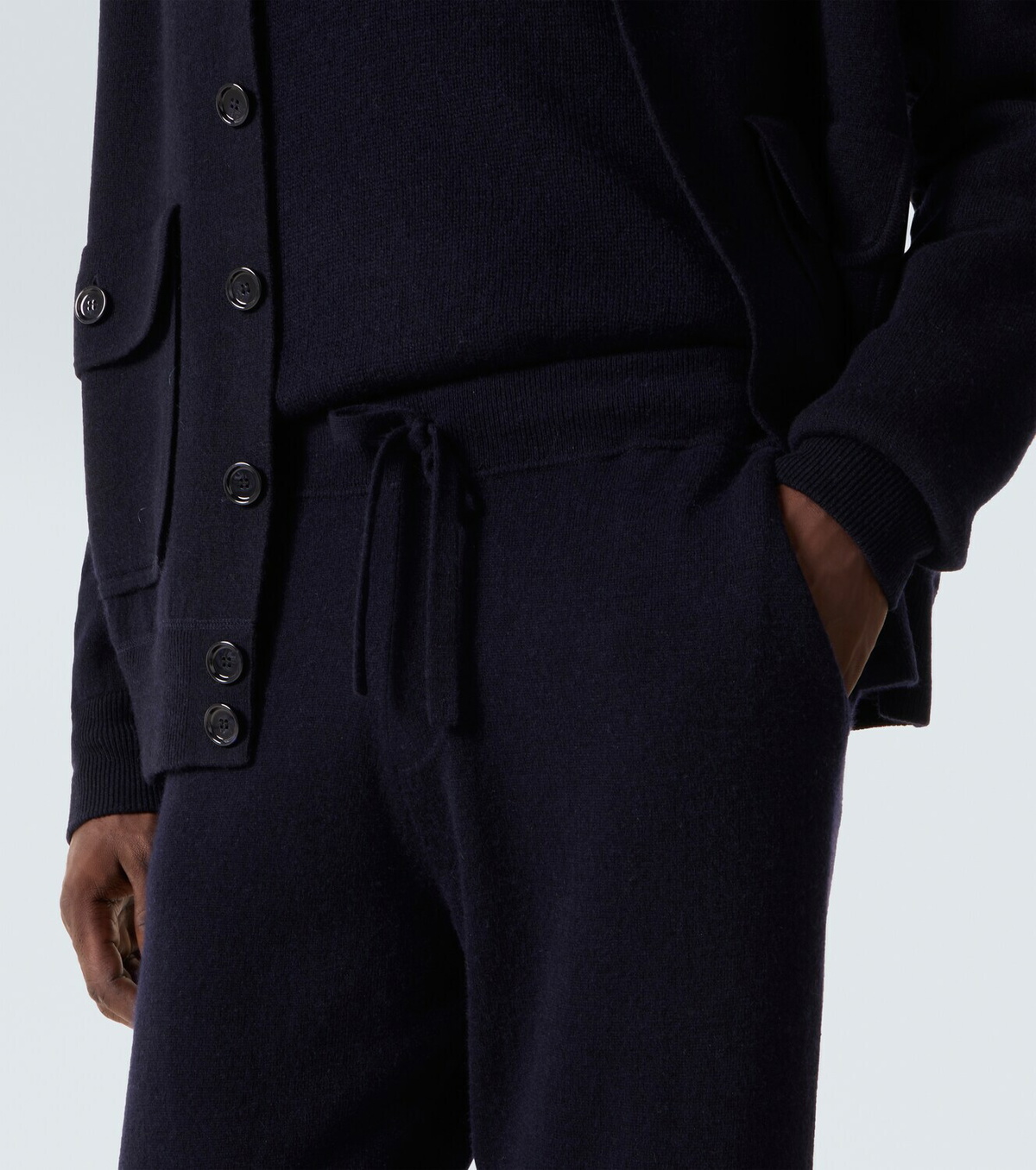 Allude Wool and cashmere sweatpants