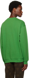 Dime Green Leafy Sweatshirt