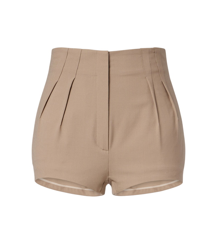 Photo: Mugler Pleated shorts