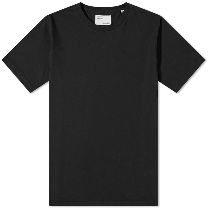Photo: Colorful Standard Men's Classic Organic T-Shirt in Deep Black