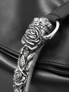Enfants Riches Déprimés - Rose Embellished Leather Messenger Bag