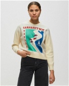 Carhartt Wip Wmns Vacanze Sweater Beige - Womens - Sweatshirts