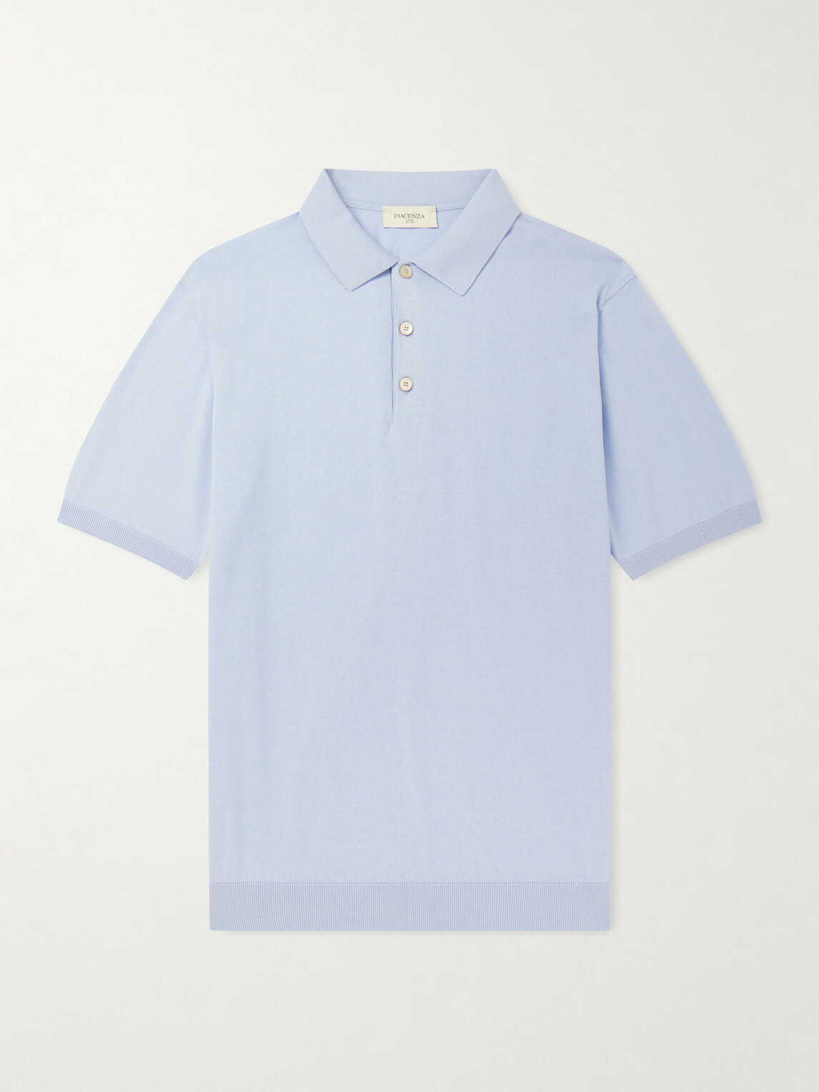 PIACENZA 1733 - Cotton Polo Shirt - Blue