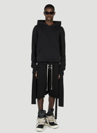 Rick Owens DRKSHDW - Gauntlet Granbury Hooded Sweatshirt in Black