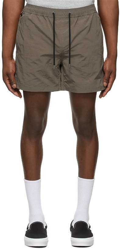 Photo: Ksubi Brown Burner Broad Shorts
