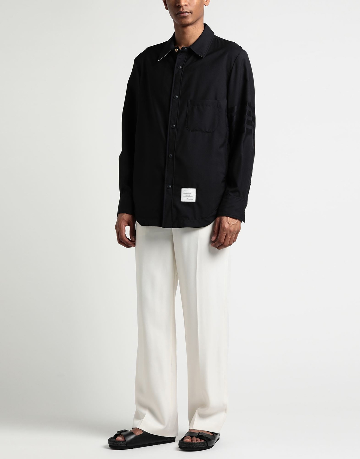 Thom Browne Mens Shirt in Navy
