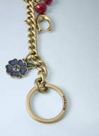 Coach Charm Keychain With Mixed Motifs