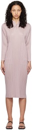 PLEATS PLEASE ISSEY MIYAKE Pink Monthly Colors January Maxi Dress