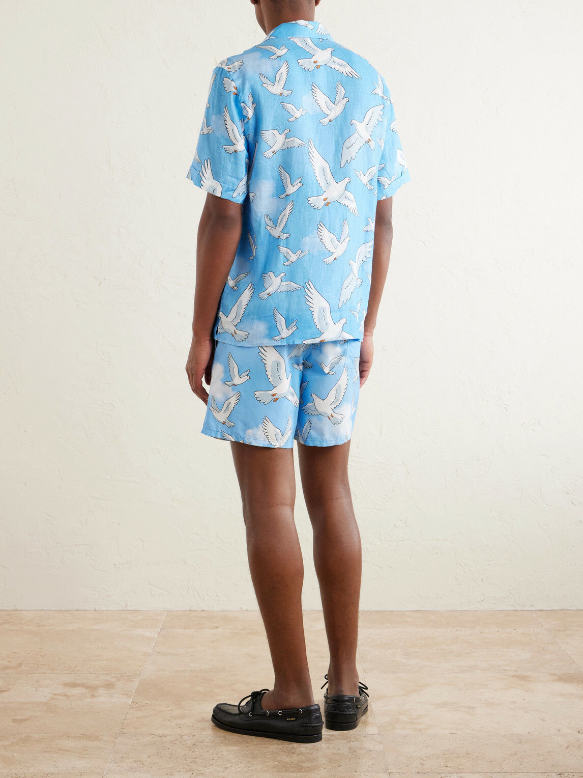 Vilebrequin - 3.Paradis Chelly Printed Camp-Collar Linen Shirt - Blue