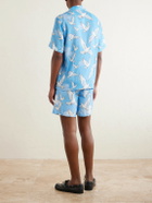 Vilebrequin - 3.Paradis Chelly Printed Camp-Collar Linen Shirt - Blue