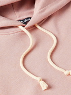 Acne Studios - Fonbar Oversized Logo-Appliquéd Cotton-Jersey Hoodie - Pink