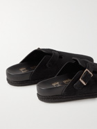 Yuketen - Sal 1 Calf Hair Mules - Black