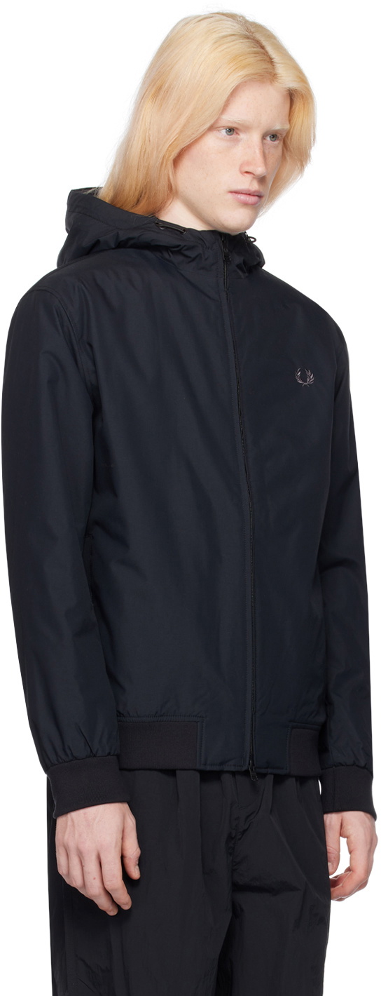 Fred perry black brentham jacket best sale