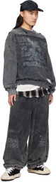 Maison MIHARA YASUHIRO Gray Distressed Sweatpants