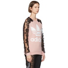 Stella McCartney Pink adidas Edition Lace Sweatshirt