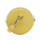 Maison Kitsuné Women's Cloud Zipped Coin Purse in Lime Green 