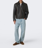 Bottega Veneta Intrecciato suede desert boots