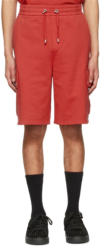 Photo: Balmain Red Cotton Shorts