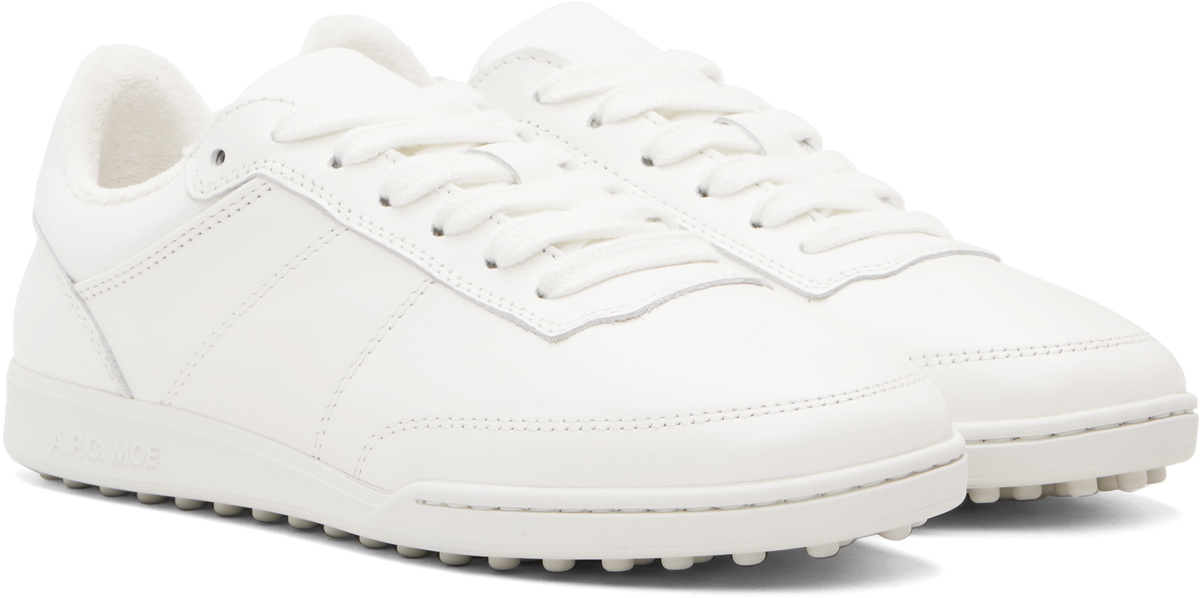 A.P.C. White Moe Sneakers