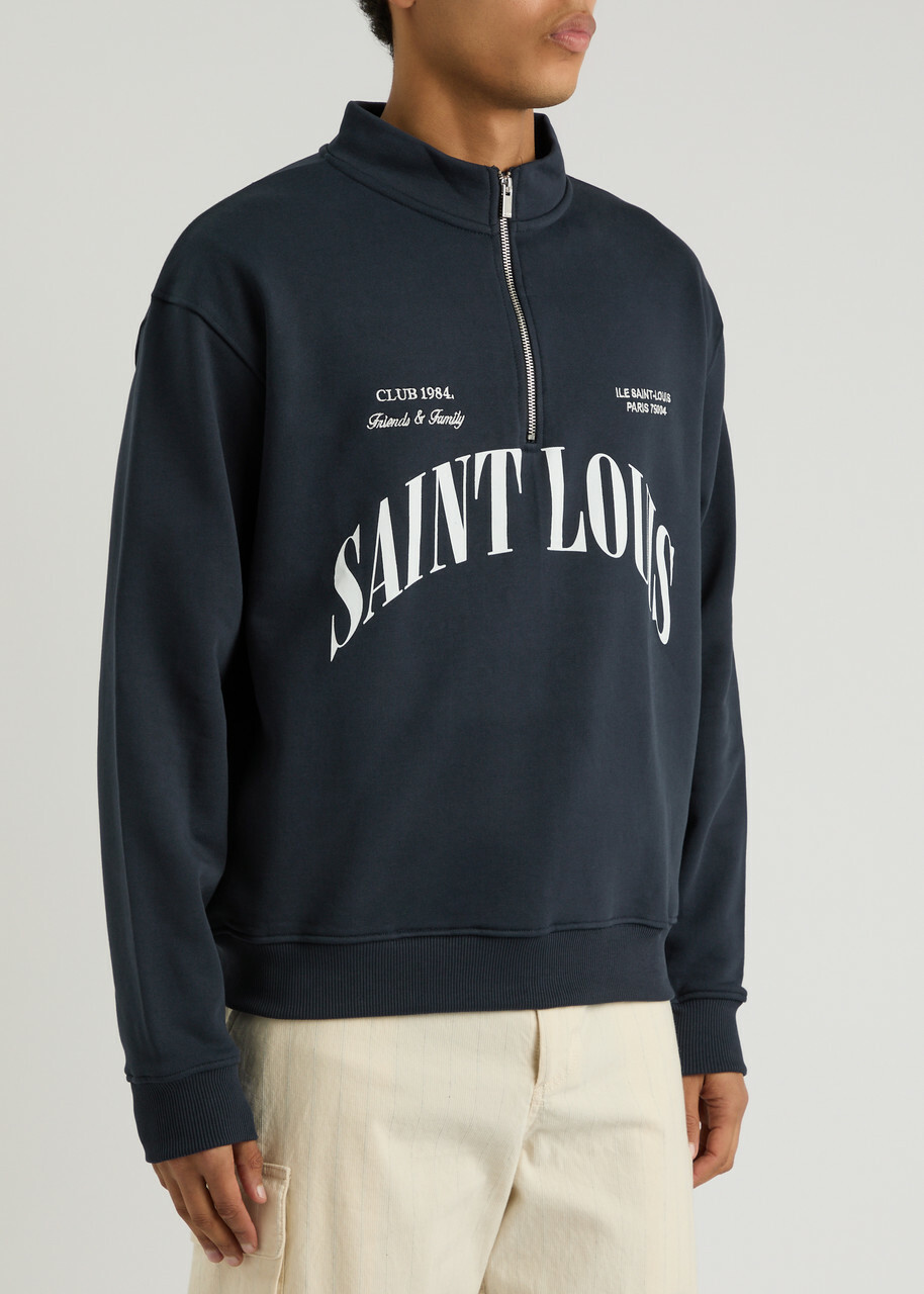 Club 1984 Saint Louis Half-zip Cotton Sweatshirt
