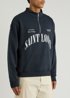 Club 1984 Saint Louis Half-zip Cotton Sweatshirt