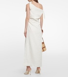 SIR - One-shoulder linen maxi dress