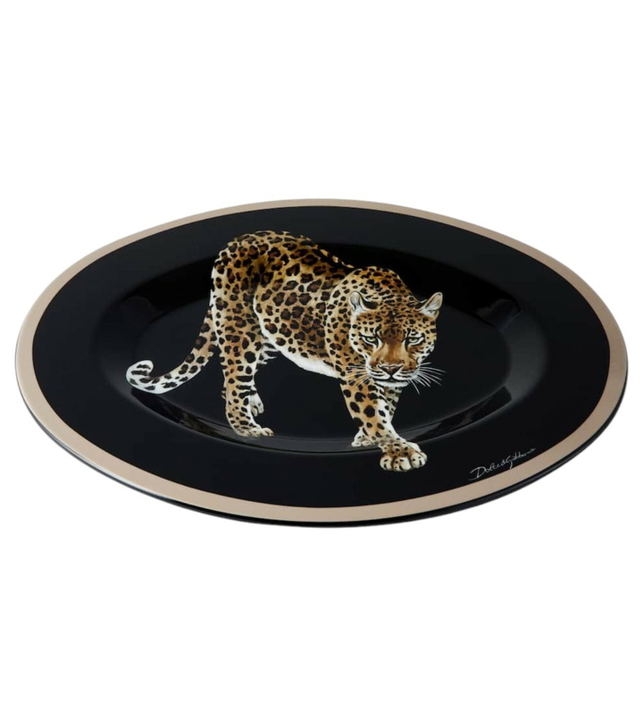 Photo: Dolce&Gabbana Casa Leopardo wooden tray
