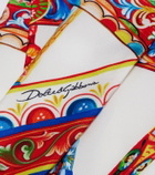 Dolce&Gabbana Carretto silk twill scarf