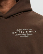 Sporty & Rich Health Initiative Hoodie Brown - Mens - Hoodies