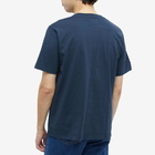 Pas Normal Studios Men's Off-Race PNS T-Shirt in Navy