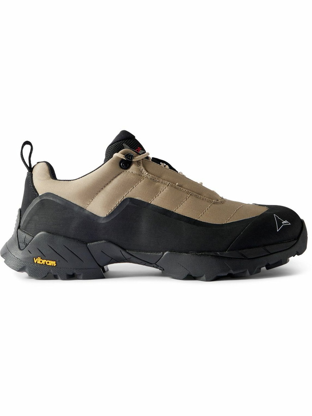 Photo: ROA - Katharina Rubber and Leather-Trimmed CORDURA® Hiking Sneakers - Brown