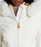 Goldbergh Prezioso belted hooded technical ski jacket
