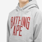 A Bathing Ape Men's Nyc Logo Pullover Hoodie in Gray