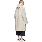 Y-3 Beige Bonded Racer Trench Coat