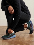 Nike Running - React Pegasus Trail 4 Rubber-Trimmed Mesh Running Sneakers - Blue