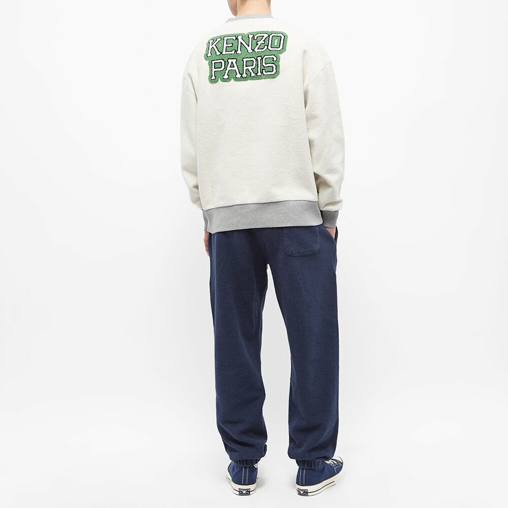 Kenzo Men's K Back Logo Crew Sweat in Pearl Grey Kenzo