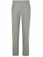 Canali - Balance Wool-Blend Flannel Trousers - Gray