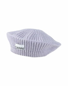 Ganni Womens Hat Lilac