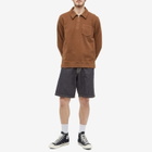 Blue Flowers Men's Floret Denim Short in Black