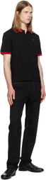 Versace Black Tapered Jeans