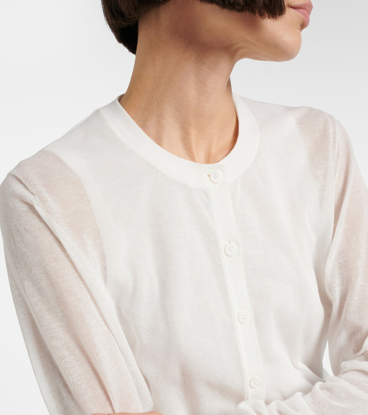 Dorothee Schumacher Summer semi-sheer cotton-blend cardigan