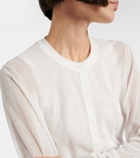 Dorothee Schumacher Summer semi-sheer cotton-blend cardigan