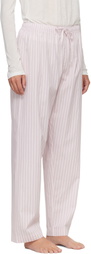 Tekla Pink Fine Twill Pyjama Pants