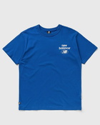 New Balance Essentials Logo Tee Blue - Mens - Shortsleeves