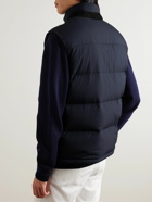 Dunhill - Quilted Shell Down Gilet - Blue
